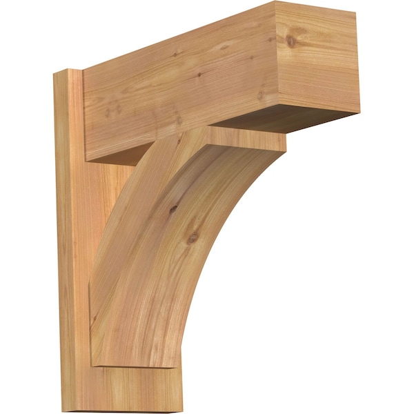 Ekena Millwork Thorton Block Smooth Outlooker, Western Red Cedar, 7 1/2"W x 20"D x 20"H OUT08X20X20THR05SWR - main